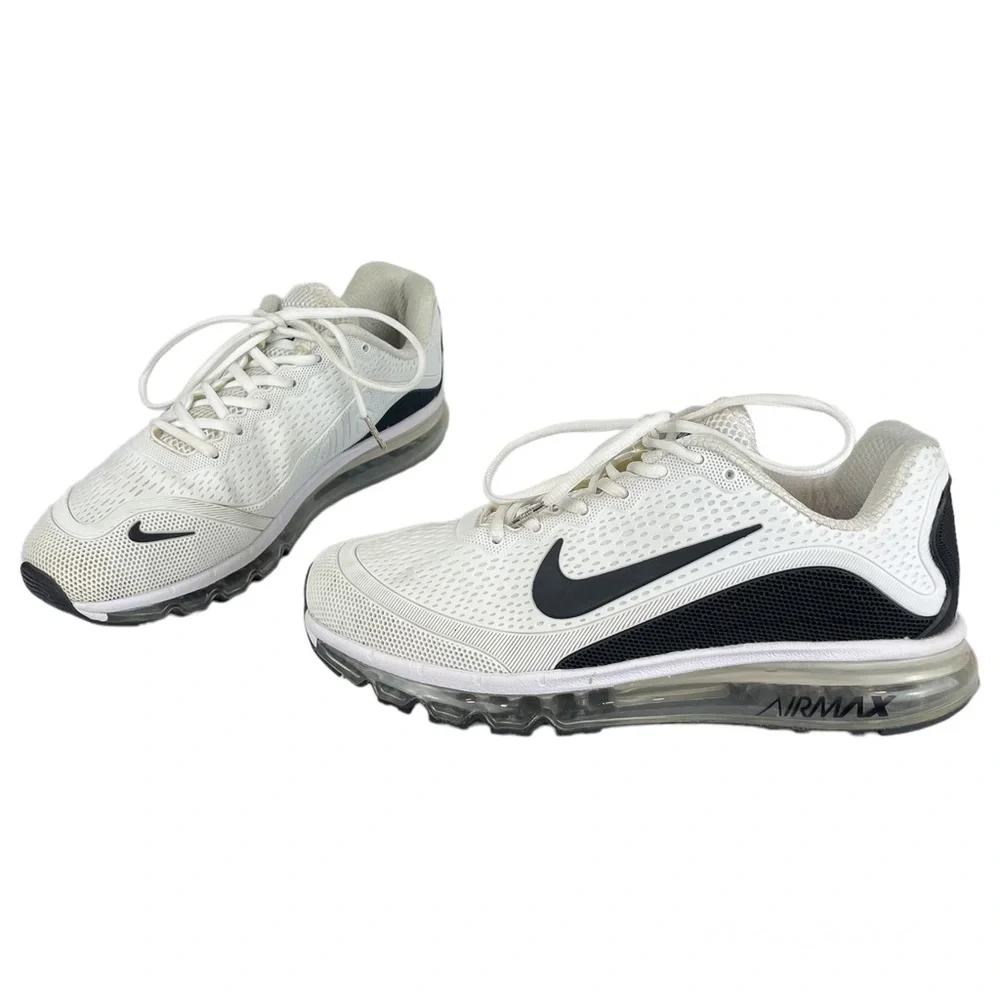 Nike Air Max 2017.5 Mens White Athletic Running Shoes Sz 10